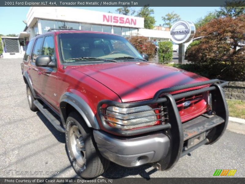 Toreador Red Metallic / Medium Prairie Tan 2001 Ford Explorer XLT 4x4