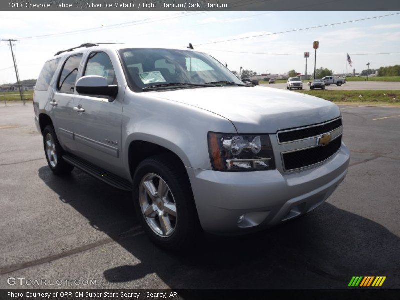 Silver Ice Metallic / Light Titanium/Dark Titanium 2013 Chevrolet Tahoe LT