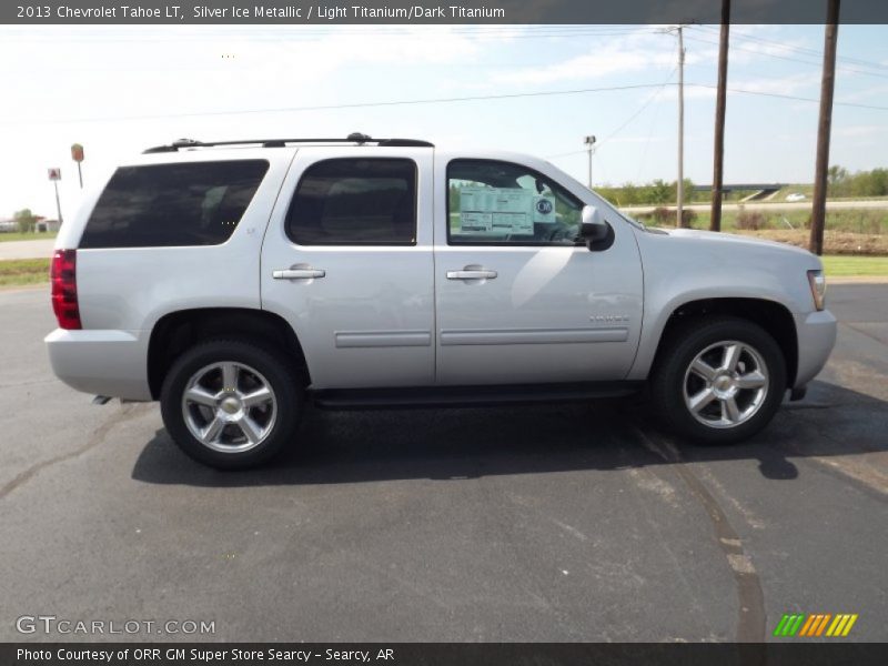 Silver Ice Metallic / Light Titanium/Dark Titanium 2013 Chevrolet Tahoe LT