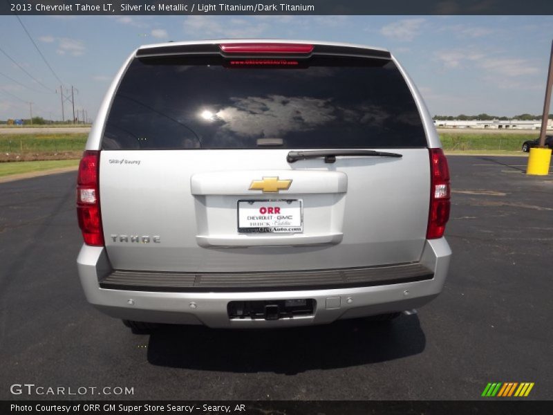 Silver Ice Metallic / Light Titanium/Dark Titanium 2013 Chevrolet Tahoe LT