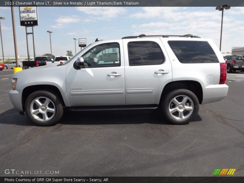 Silver Ice Metallic / Light Titanium/Dark Titanium 2013 Chevrolet Tahoe LT
