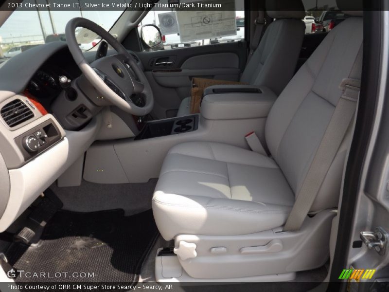 Silver Ice Metallic / Light Titanium/Dark Titanium 2013 Chevrolet Tahoe LT