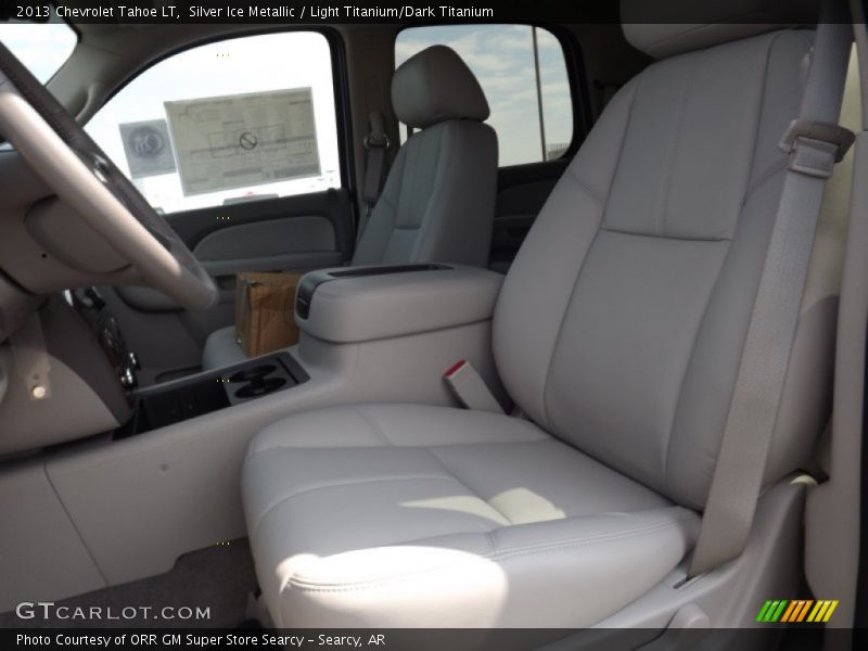 Silver Ice Metallic / Light Titanium/Dark Titanium 2013 Chevrolet Tahoe LT