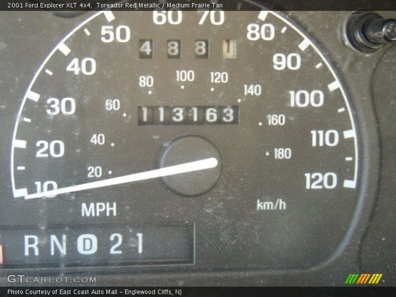 Toreador Red Metallic / Medium Prairie Tan 2001 Ford Explorer XLT 4x4