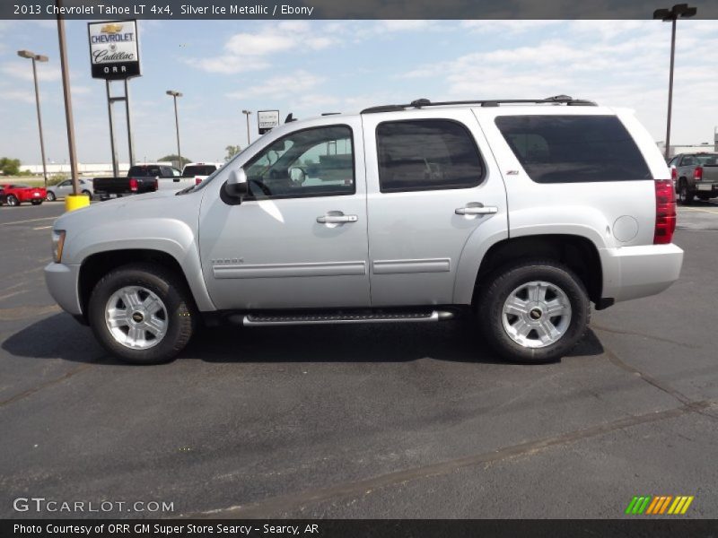 Silver Ice Metallic / Ebony 2013 Chevrolet Tahoe LT 4x4