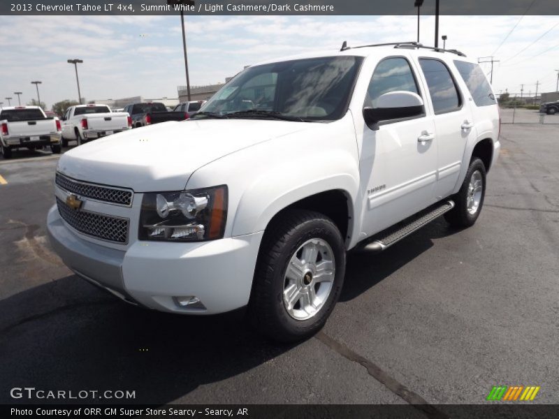Summit White / Light Cashmere/Dark Cashmere 2013 Chevrolet Tahoe LT 4x4