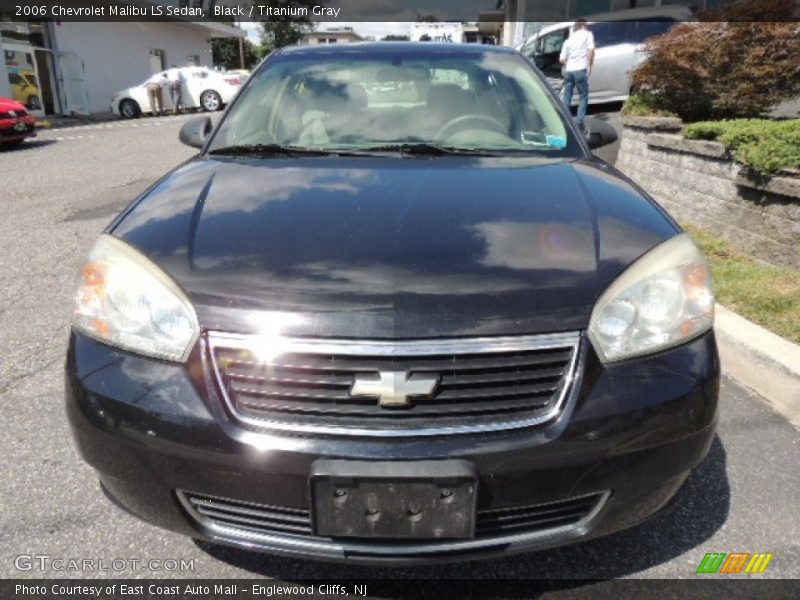 Black / Titanium Gray 2006 Chevrolet Malibu LS Sedan