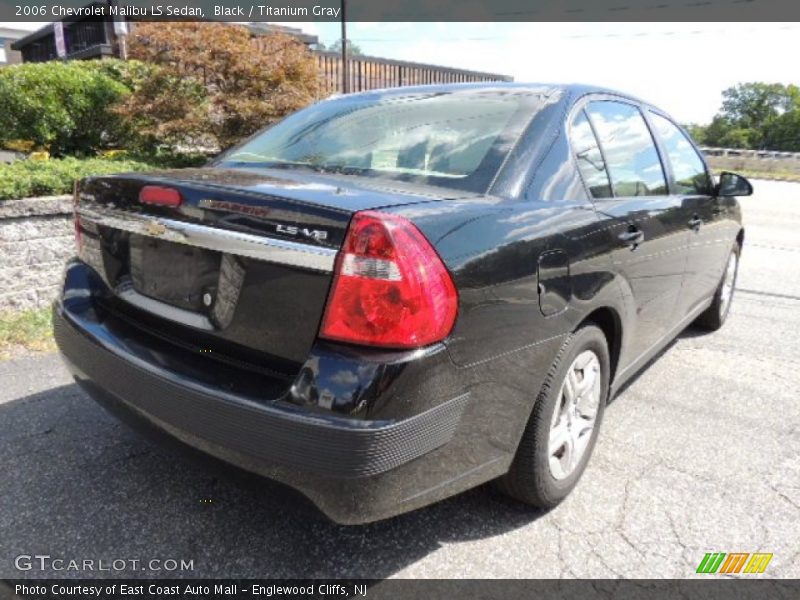 Black / Titanium Gray 2006 Chevrolet Malibu LS Sedan