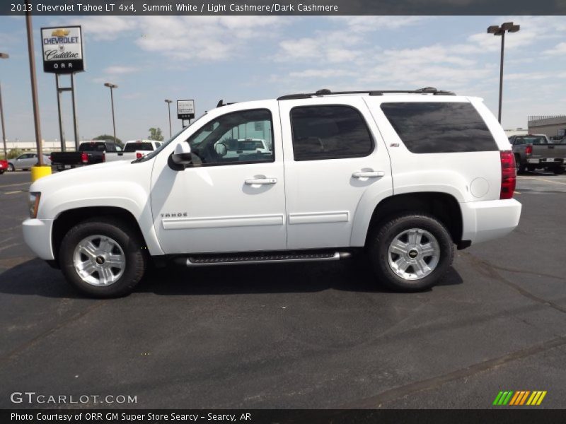 Summit White / Light Cashmere/Dark Cashmere 2013 Chevrolet Tahoe LT 4x4