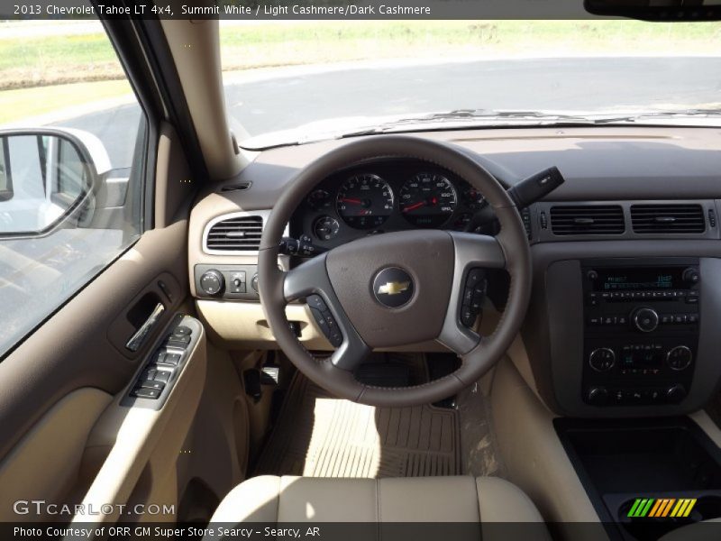 Summit White / Light Cashmere/Dark Cashmere 2013 Chevrolet Tahoe LT 4x4