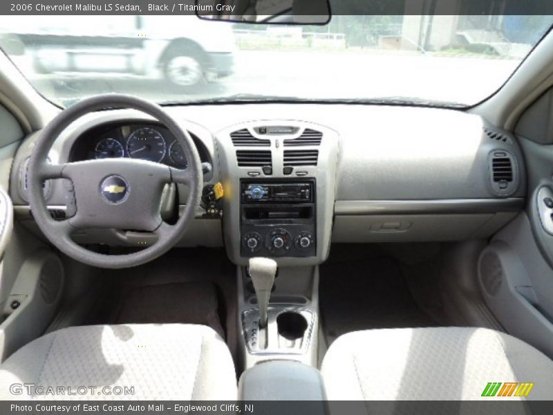 Black / Titanium Gray 2006 Chevrolet Malibu LS Sedan