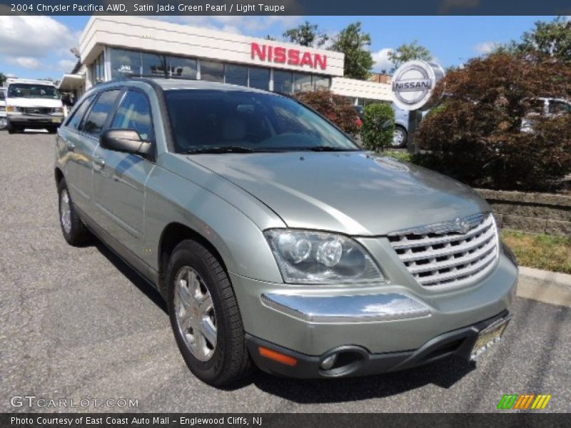 Satin Jade Green Pearl / Light Taupe 2004 Chrysler Pacifica AWD