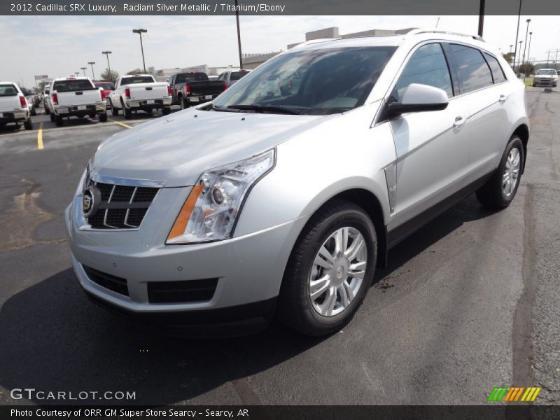 Radiant Silver Metallic / Titanium/Ebony 2012 Cadillac SRX Luxury