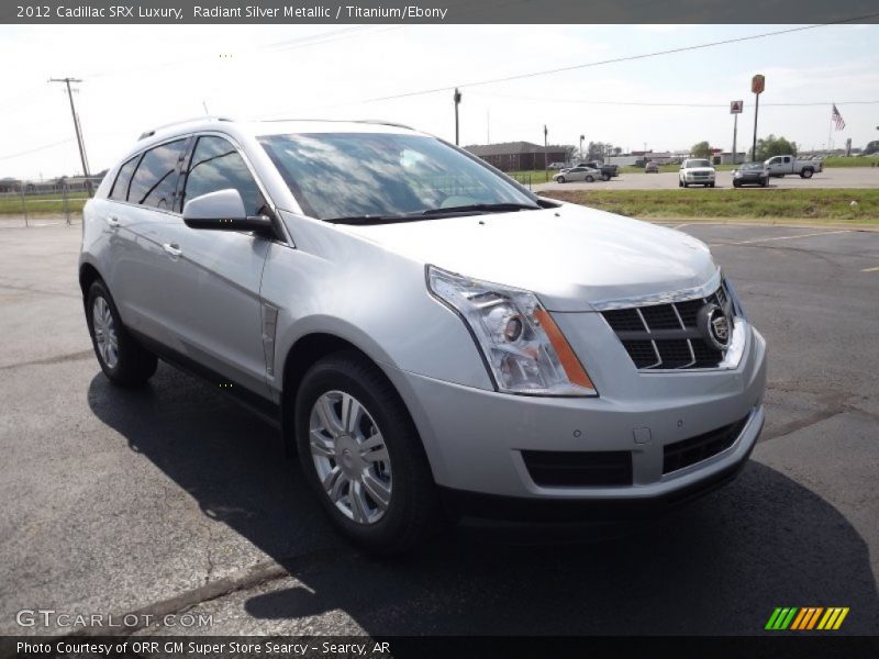 Radiant Silver Metallic / Titanium/Ebony 2012 Cadillac SRX Luxury