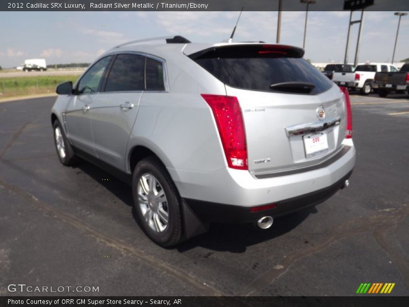 Radiant Silver Metallic / Titanium/Ebony 2012 Cadillac SRX Luxury