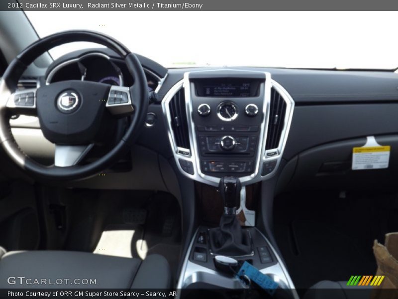 Radiant Silver Metallic / Titanium/Ebony 2012 Cadillac SRX Luxury