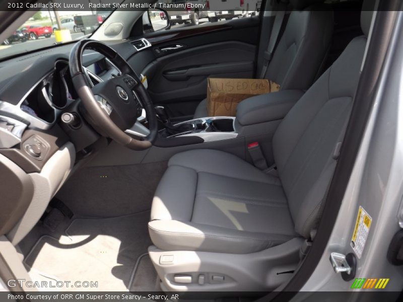 Radiant Silver Metallic / Titanium/Ebony 2012 Cadillac SRX Luxury
