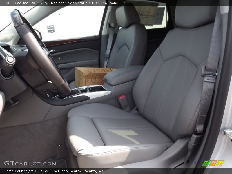 Radiant Silver Metallic / Titanium/Ebony 2012 Cadillac SRX Luxury