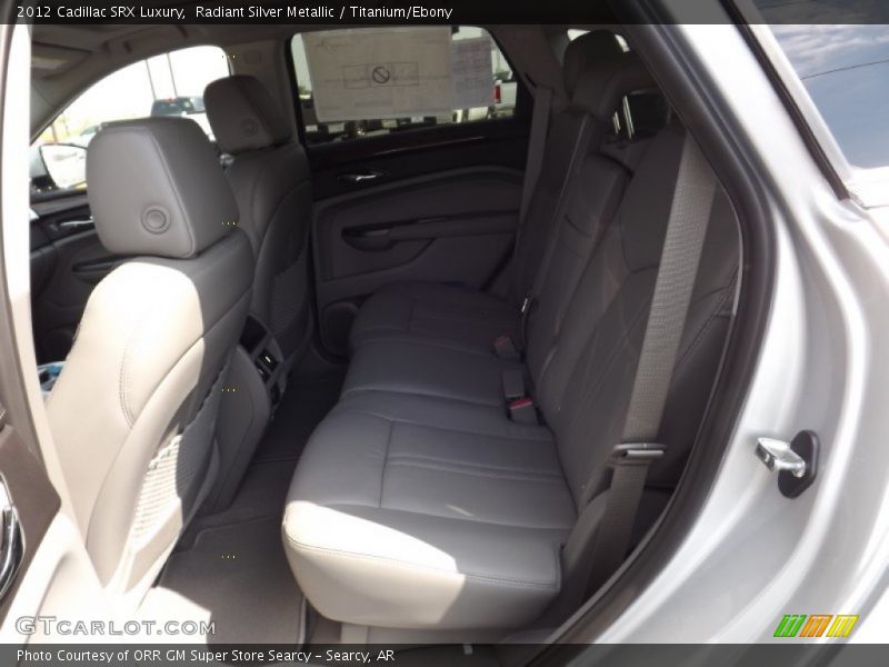 Radiant Silver Metallic / Titanium/Ebony 2012 Cadillac SRX Luxury