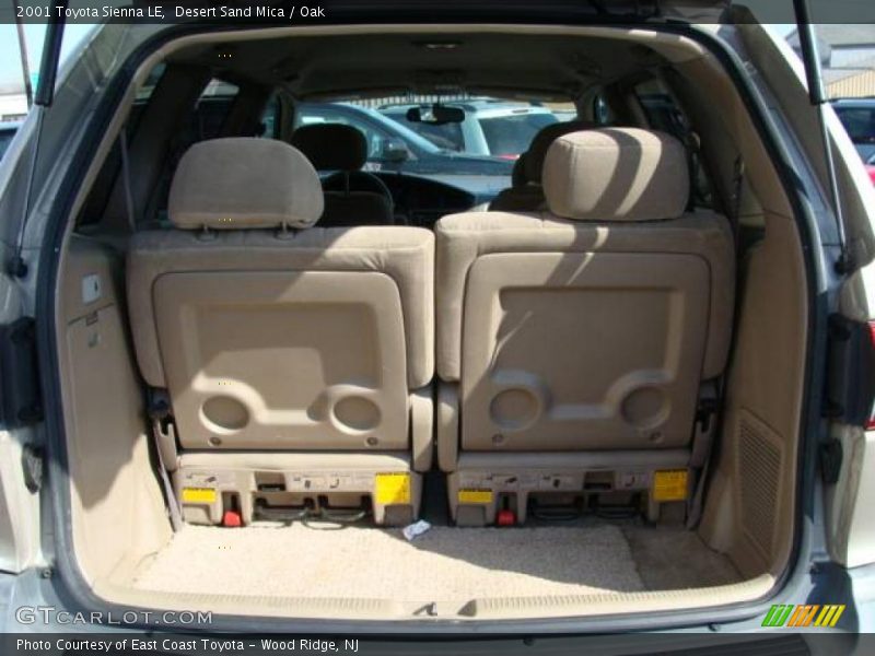 Desert Sand Mica / Oak 2001 Toyota Sienna LE