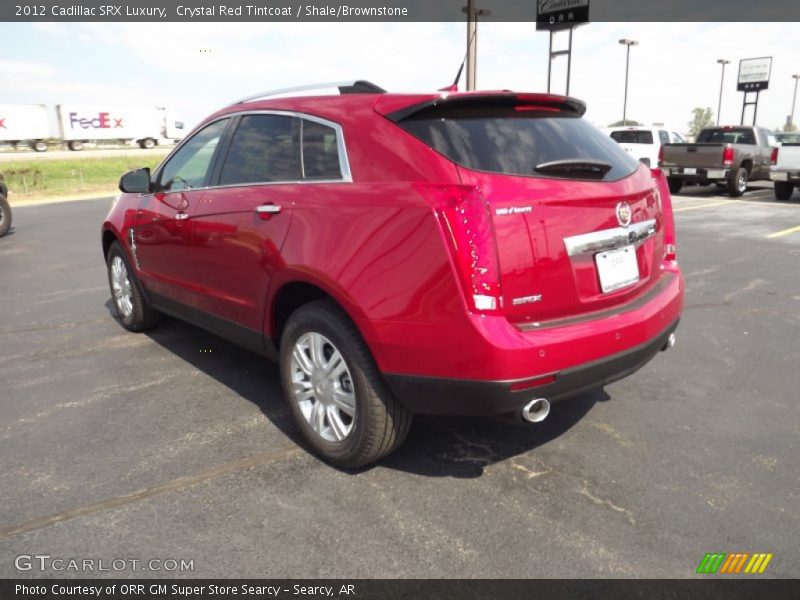Crystal Red Tintcoat / Shale/Brownstone 2012 Cadillac SRX Luxury