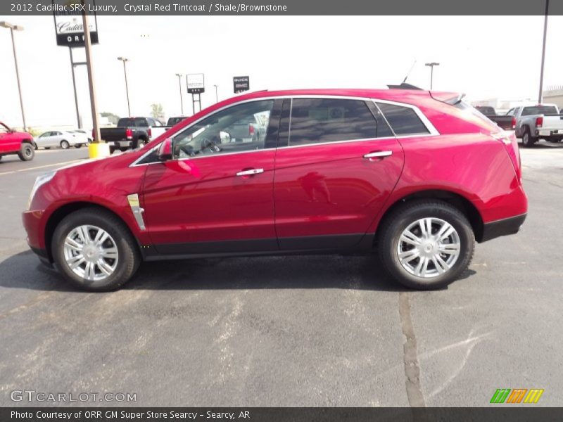 Crystal Red Tintcoat / Shale/Brownstone 2012 Cadillac SRX Luxury
