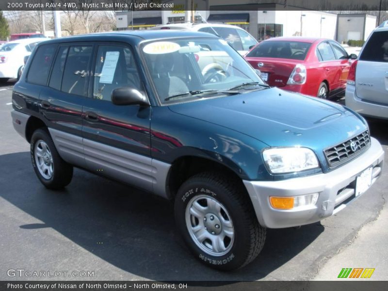 Mystic Teal Mica / Light Charcoal 2000 Toyota RAV4 4WD