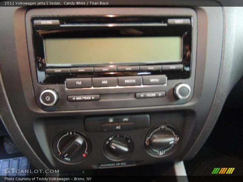 Candy White / Titan Black 2011 Volkswagen Jetta S Sedan