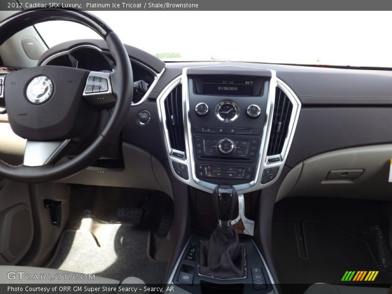 Platinum Ice Tricoat / Shale/Brownstone 2012 Cadillac SRX Luxury
