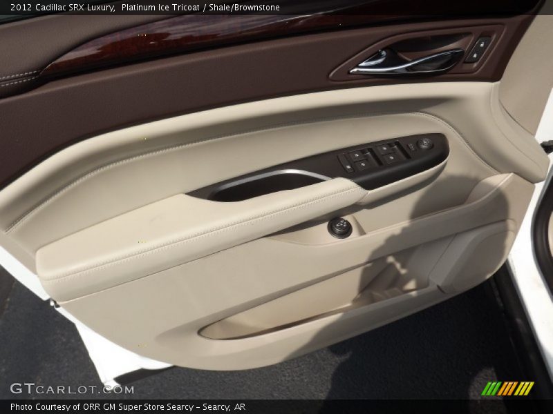 Platinum Ice Tricoat / Shale/Brownstone 2012 Cadillac SRX Luxury