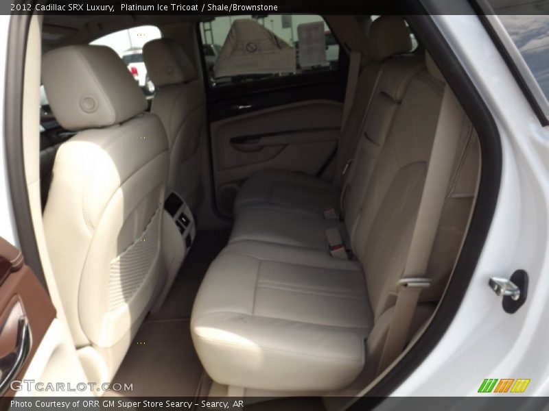 Platinum Ice Tricoat / Shale/Brownstone 2012 Cadillac SRX Luxury