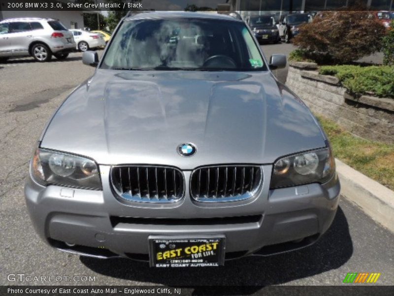 Silver Grey Metallic / Black 2006 BMW X3 3.0i
