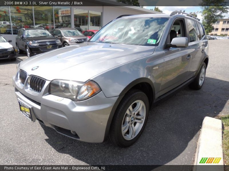 Silver Grey Metallic / Black 2006 BMW X3 3.0i