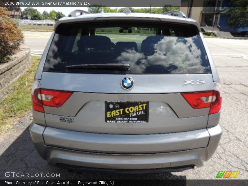 Silver Grey Metallic / Black 2006 BMW X3 3.0i