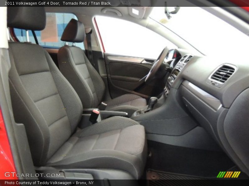 Tornado Red / Titan Black 2011 Volkswagen Golf 4 Door