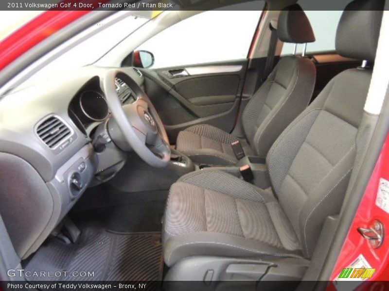 Tornado Red / Titan Black 2011 Volkswagen Golf 4 Door