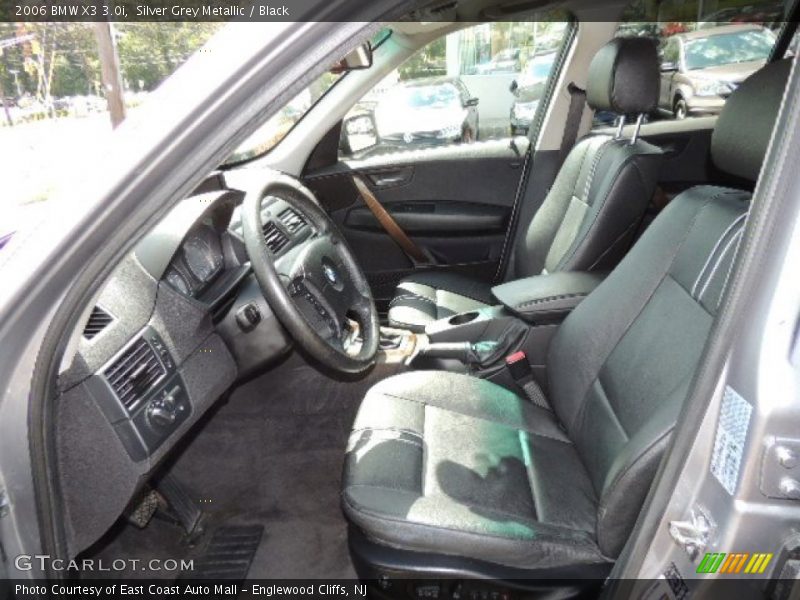 Silver Grey Metallic / Black 2006 BMW X3 3.0i