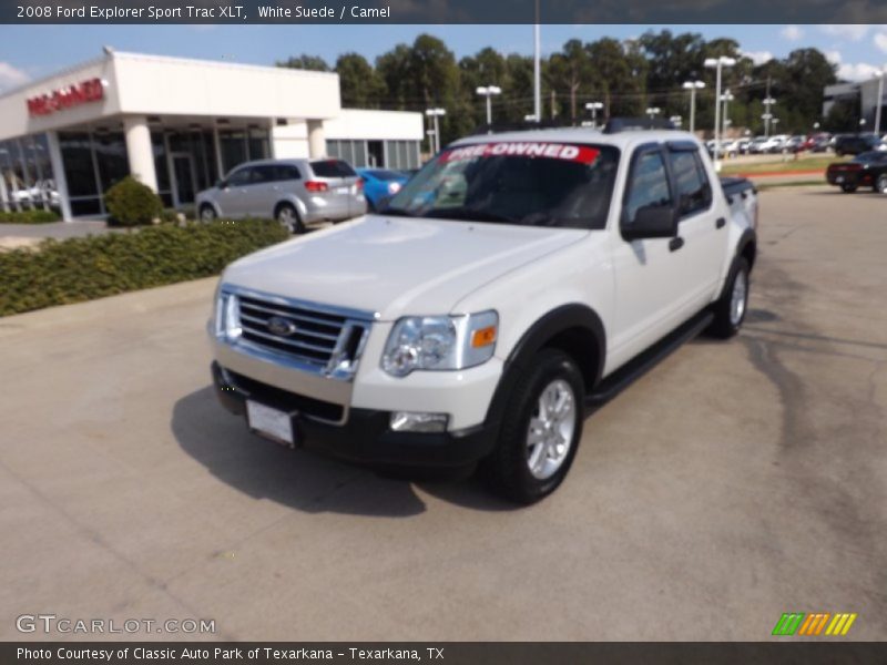 White Suede / Camel 2008 Ford Explorer Sport Trac XLT