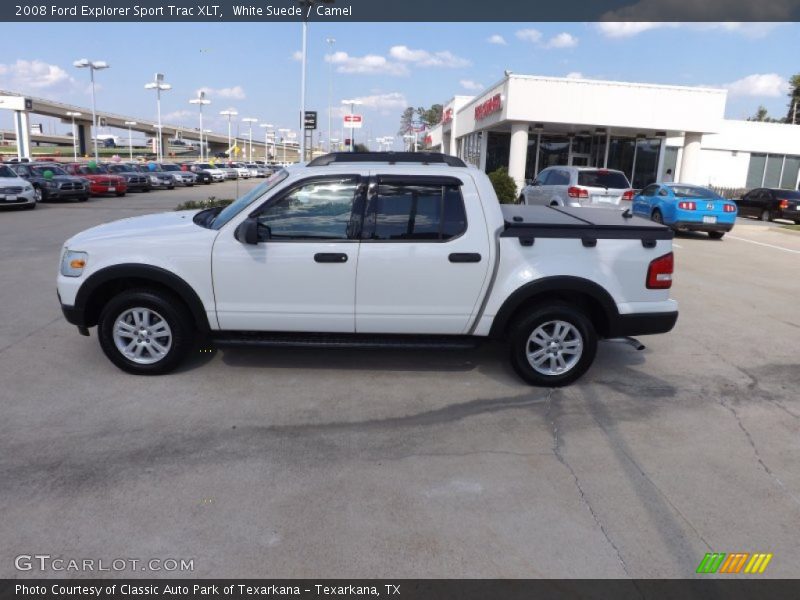 White Suede / Camel 2008 Ford Explorer Sport Trac XLT