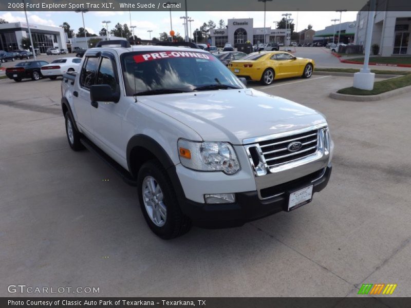 White Suede / Camel 2008 Ford Explorer Sport Trac XLT