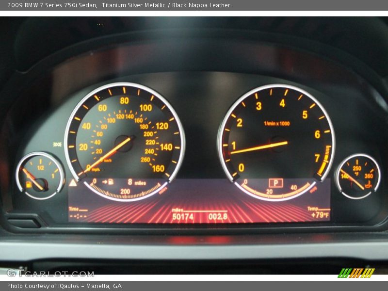  2009 7 Series 750i Sedan 750i Sedan Gauges