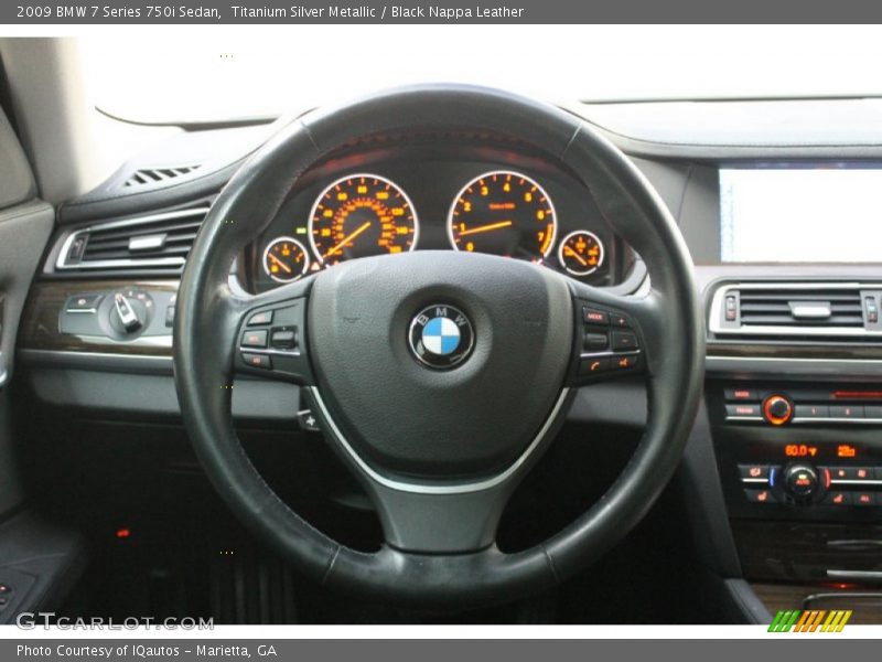  2009 7 Series 750i Sedan Steering Wheel