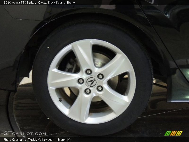 Crystal Black Pearl / Ebony 2010 Acura TSX Sedan