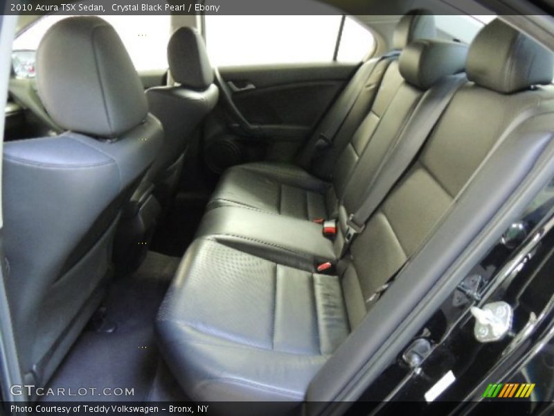 Crystal Black Pearl / Ebony 2010 Acura TSX Sedan