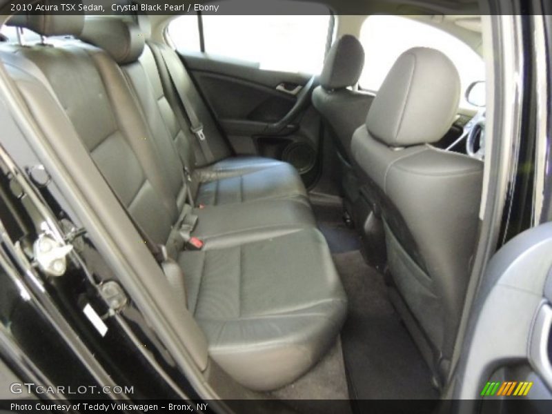 Crystal Black Pearl / Ebony 2010 Acura TSX Sedan