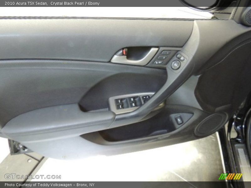 Crystal Black Pearl / Ebony 2010 Acura TSX Sedan