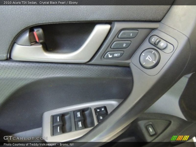 Crystal Black Pearl / Ebony 2010 Acura TSX Sedan