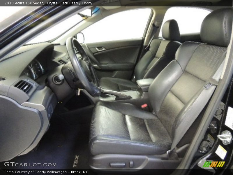 Crystal Black Pearl / Ebony 2010 Acura TSX Sedan