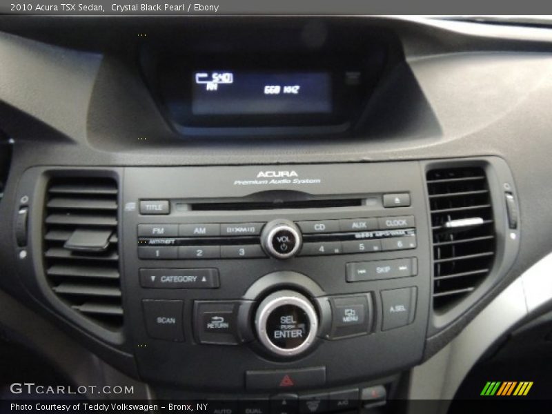 Crystal Black Pearl / Ebony 2010 Acura TSX Sedan