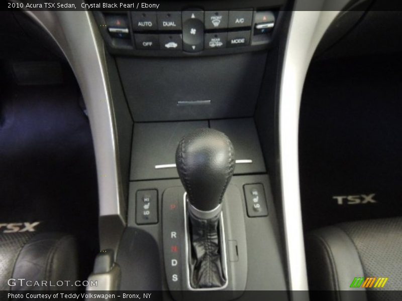 Crystal Black Pearl / Ebony 2010 Acura TSX Sedan